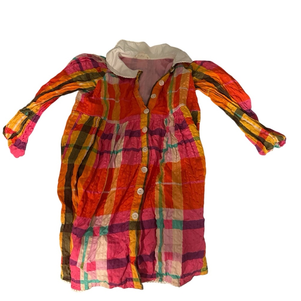 Roller rabbit kids plaid dress